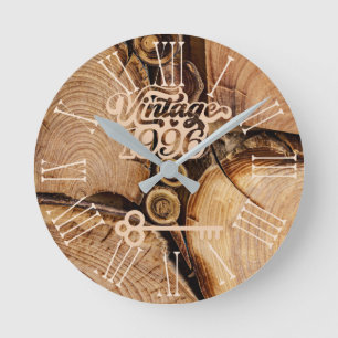 1996 Vintage Acrylic Wall Clock