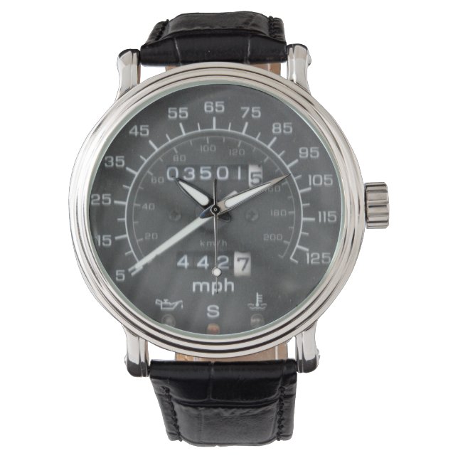 1997 Classic Motorcycle Speedometer Watch (Front)