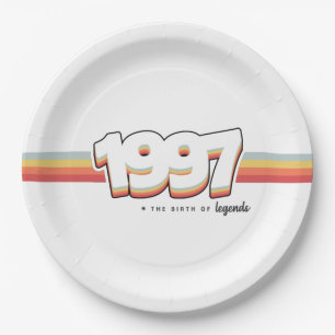 1997 The birth of legends Paper Plate