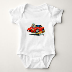 1998-02 Camaro Red Car Baby Bodysuit