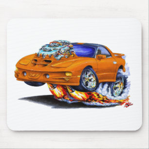 1998-02 Firebird Trans Am Orange Car Mouse Pad