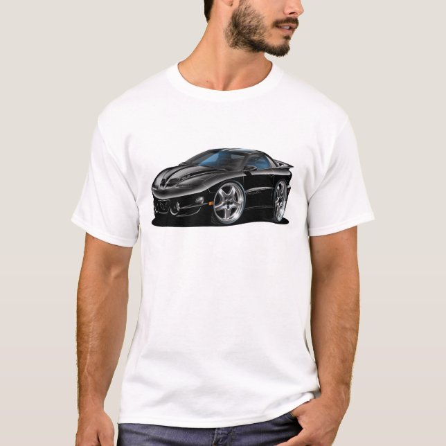 1998-02 Trans Am Black Car T-Shirt (Front)