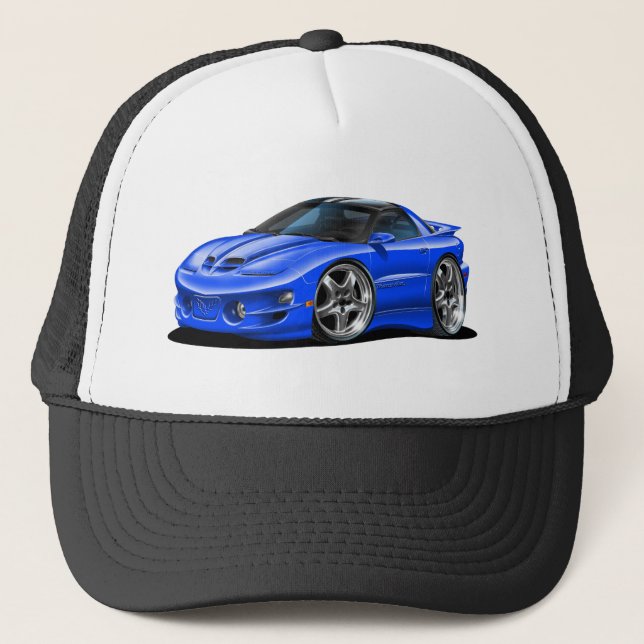 1998-02 Trans Am Blue Car Trucker Hat (Front)