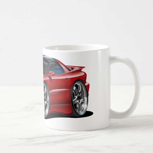 1998-02 Trans Am Maroon Car Coffee Mug (Right)