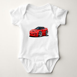 1998-02 Trans Am Red Car Baby Bodysuit