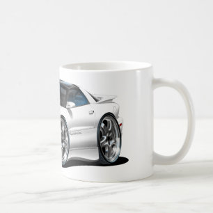 1998-02 Trans Am White Car Coffee Mug