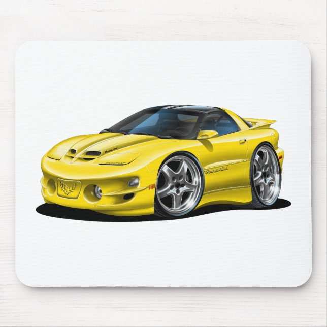 1998-02 Trans Am Yellow Car Mouse Pad (Front)