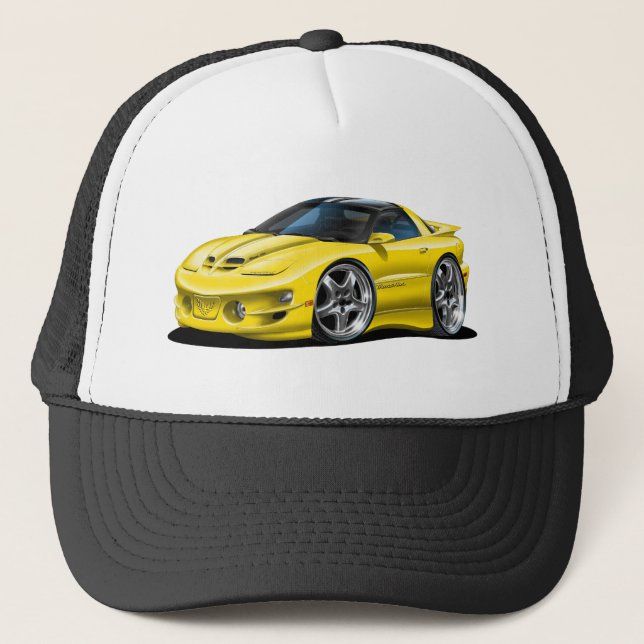 1998-02 Trans Am Yellow Car Trucker Hat (Front)