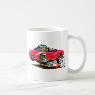 1998-2004 Corvette Red Convertible Coffee Mug