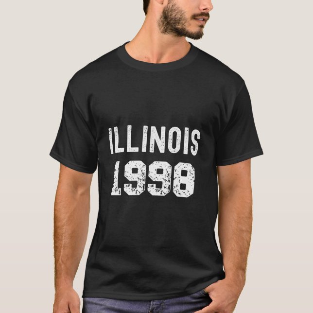 1998 Illinois Year State Tourist Memories T-Shirt (Front)