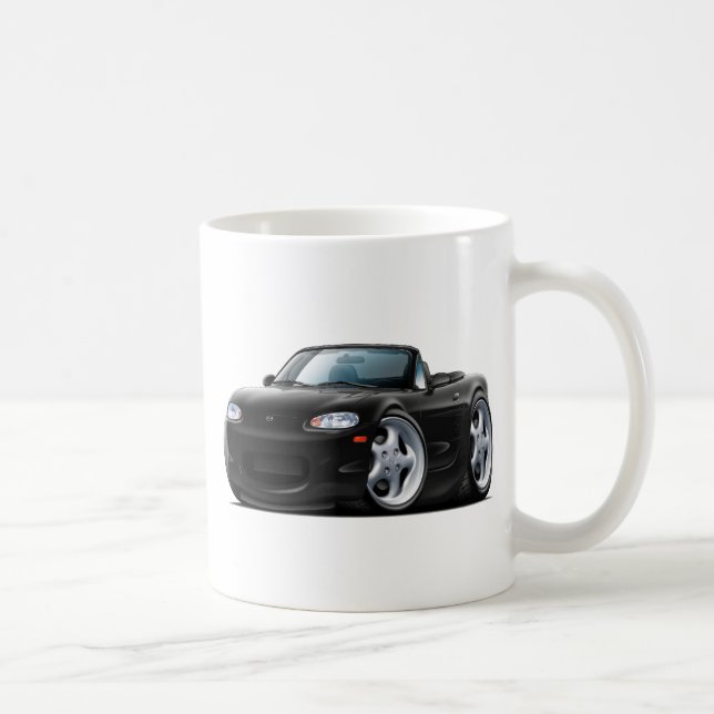 1999-05 Miata Black Car Coffee Mug (Right)