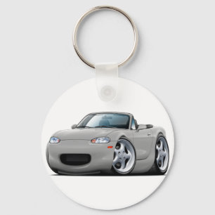 1999-05 Miata Silver Car Key Ring