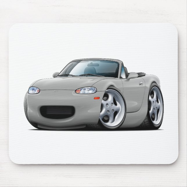 1999-05 Miata Silver Car Mouse Pad (Front)