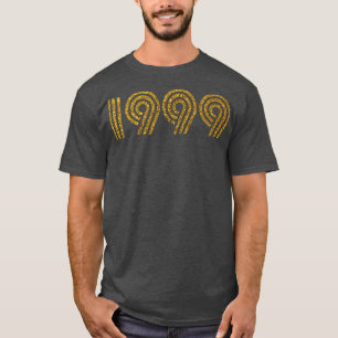 1999 Birth Year Glitter Effect T-Shirt