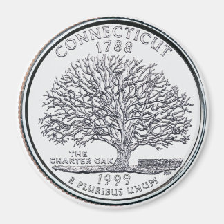 1999 Connecticut State Quarter magnet