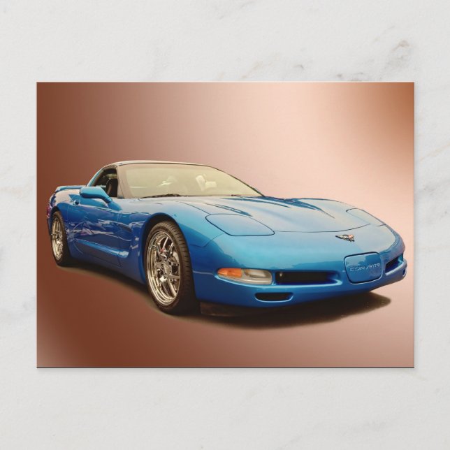 1999 CORVETTE POSTCARD (Front)