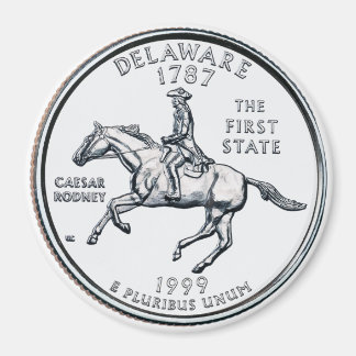 1999 Delaware State Quarter magnet