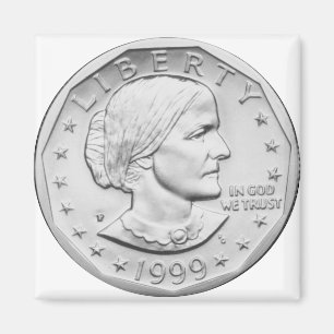 1999 Susan B. Anthony Dollar Products Magnet