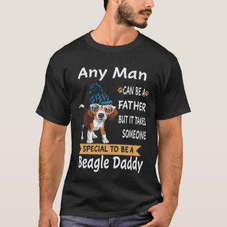 19 Any Man - Beagle Daddy Beagle T-Shirt