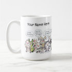 19 Cartoon Bunderful Bunny Rabbits Custom Mug