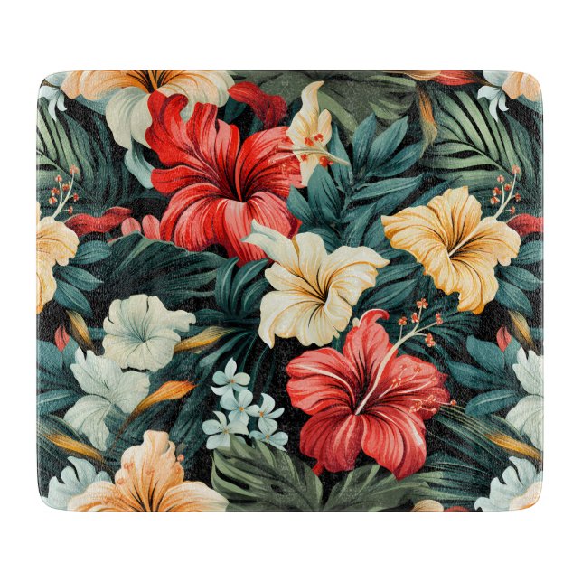 #19 Floral Pattern Cutting Board (Front)