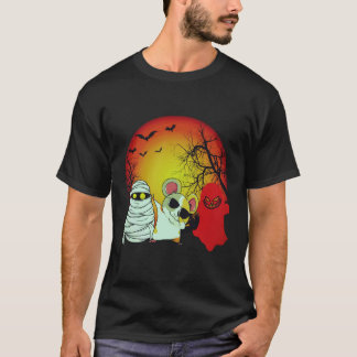 19 Guinea Pig Halloween Pumpkin T-Shirt