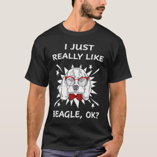 19 I Just Really Like Beagle T-Shirt