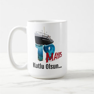 19 May Vector Illustration Poster Design Coffee Mug