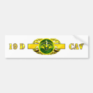 19D 3rd Armoured Calvary Regiment Bumper Sticker