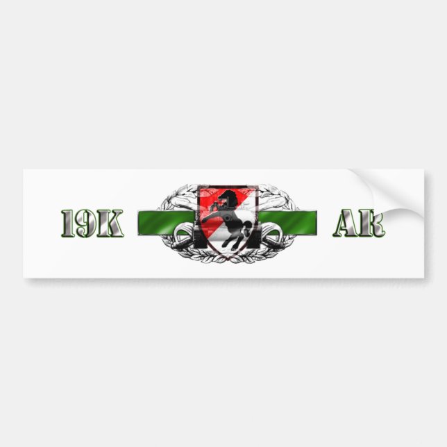 19K Armour 11th ACAV Bumper Sticker (Front)