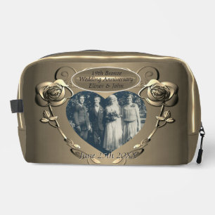 19th/8th Bronze(Color)Photo Wedding Anniversary Ac Dopp Kit