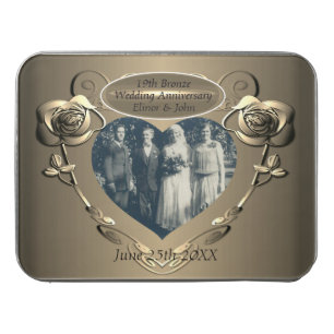 19th/8th Bronze(Colour)Photo Wedding Anniversary Jigsaw Puzzle