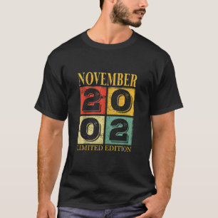 19th Birthday 19 Years Old Awesome Since November T-Shirt