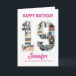 19th Birthday Anniversary Number 19 Photo Collage Card<br><div class="desc">Celebrate 19th birthday or wedding anniversary with this custom photo collage. Choose your favourite photos for display. Customise the name, text and date to fit your occasion. This will be a lovely keepsake with personalised message to look back on with family and friends. If you need any other number as...</div>