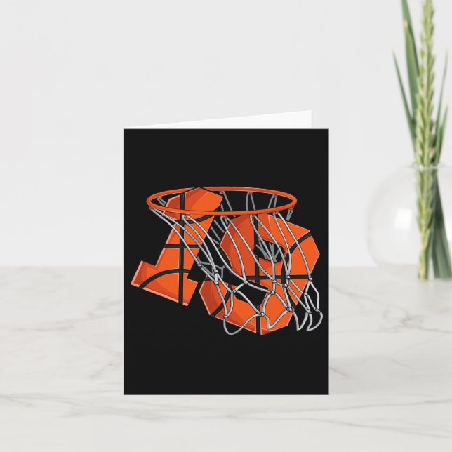 19th Birthday Bysketbyll Men  Card (Front)
