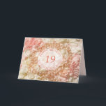 19th Birthday card for sister, pearls and petals<br><div class="desc">19th birthday greetings for sister with pearls and petals. A beautiful way to wish your sister a happy birthday. Pink pearls lie an a bed of pink and white petals. A very feminine card for a woman. Celebrate a sister's birthday with petals and pearls. A really elegant card to give...</div>