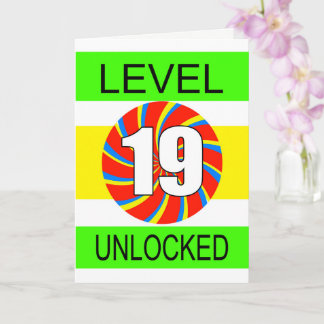 19th Birthday Computer Gamer Card