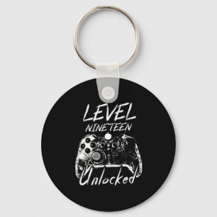 19th Birthday Gift 19 Year Old Gifts 19th Birthday Key Ring