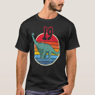 19th Birthday I Brachiosaurus Diplodocus I Family T-Shirt