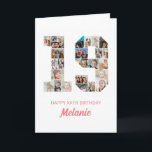 19th Birthday Number 19 Photo Collage Personalised Card<br><div class="desc">Celebrate momentous 19th Birthday with this cute card. It's a personalised photo collage birthday card that allows you to create a truly unique and memorable design. This customisable template lets you insert your own cherished photos, capturing the precious moments throughout the year. This custom card is perfect for commemorating your...</div>