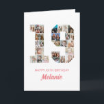 19th Birthday Number 19 Photo Collage Personalised Card<br><div class="desc">Celebrate momentous 19th Birthday with this cute card. It's a personalised photo collage birthday card that allows you to create a truly unique and memorable design. This customisable template lets you insert your own cherished photos, capturing the precious moments throughout the year. This custom card is perfect for commemorating your...</div>