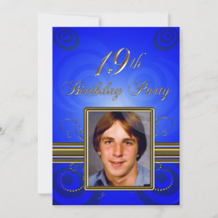 19th Birthday party Invitation