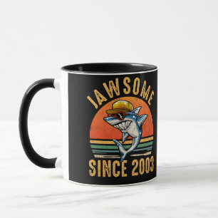 19th Birthday Shark 19 Year Old Jawsome Since 2003 Mug