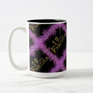 19th Birthday Two-Tone Coffee Mug