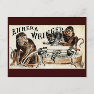 19th C. Eureka Wringer Postcard