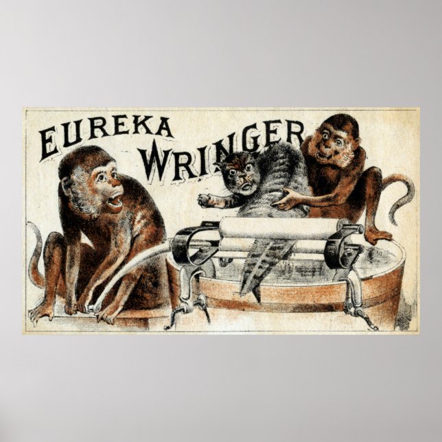 19th C. Eureka Wringer Poster (Front)