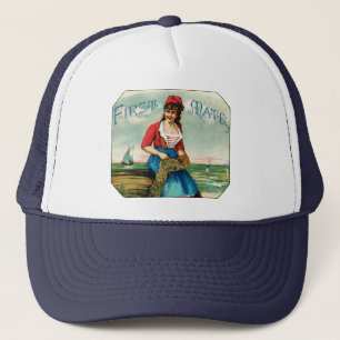 19th C. First Mate Cigars Trucker Hat