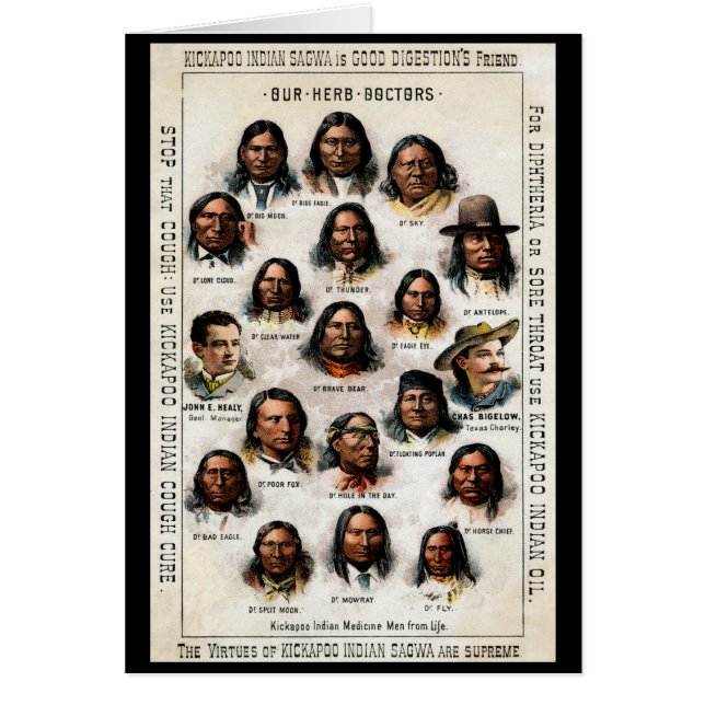 19th C. Indian Medicine Poster (Front)