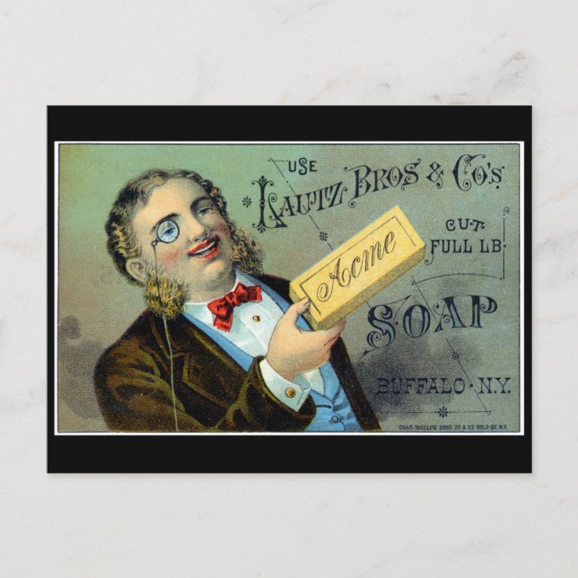 19th C. Lautz Brothers Soap Postcard (Front)