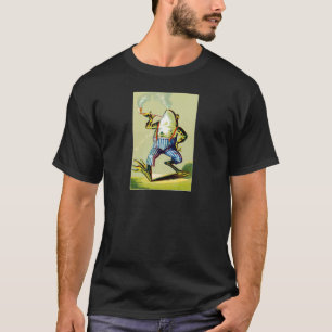 19th C. Pipe Smoking Frog T-Shirt